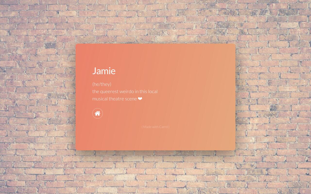 Carrd profile picture for @jayme